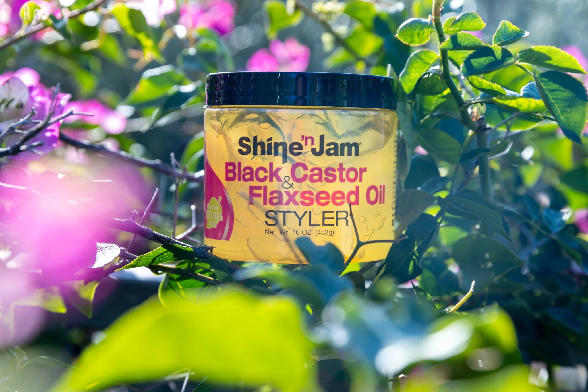 ジェネラスチャーガール フィギュリン Shine 'n Jam® Black Castor & Flaxseed Oil Styler